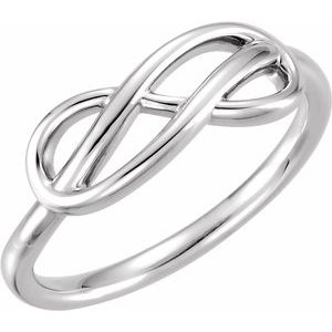 Double Infinity-Inspired Ring