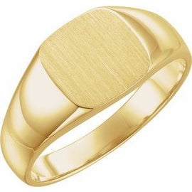 18x18 mm Square Signet Ring