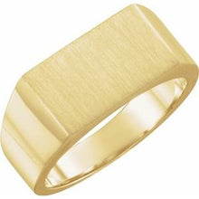 Load image into Gallery viewer, 15x11 mm Rectangle Signet Ring
