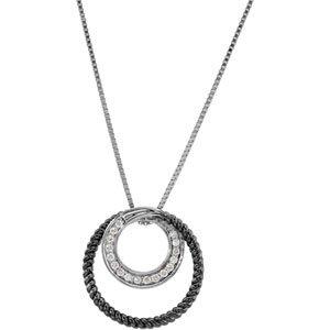 Black Rhodium Plated 1/6 CTW Diamond 18