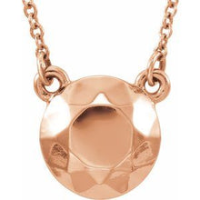 Load image into Gallery viewer, Faceted Design Circle 16.5&quot; Necklace
