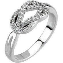 Load image into Gallery viewer, Diamond Knot Ring
