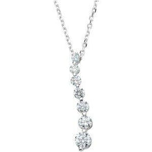Load image into Gallery viewer, 1/2 CTW Diamond Journey 18&quot; Necklace
