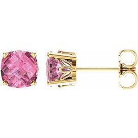 Chatham® Lab-Created Emerald Earrings