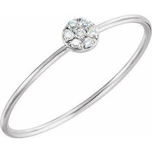 Load image into Gallery viewer, .04 CTW Diamond Petite Circle Ring
