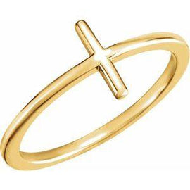 Sideways Cross Ring