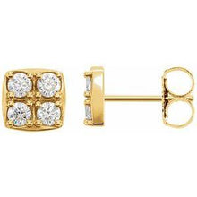 Load image into Gallery viewer, 1/2 CTW Diamond Earrings
