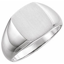 Load image into Gallery viewer, 15x12 mm Rectangle Signet Ring
