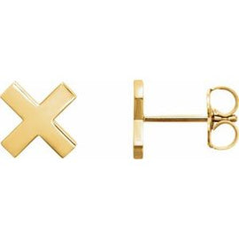 7.9 mm X Earrings