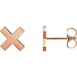 7.9 mm X Earrings