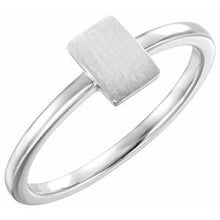 Load image into Gallery viewer, 7x5 mm Rectangle Signet Ring
