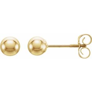 4 mm Ball Stud Earrings