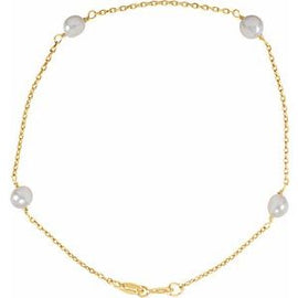 4-4.5 mm Freshwater Cultured Pearl Youth 6