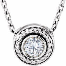 Load image into Gallery viewer, 1/10 CTW Diamond 16&quot; Necklace
