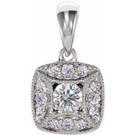 1/6 CTW Diamond Pendant