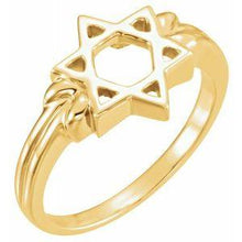Load image into Gallery viewer, Star of David Ring
