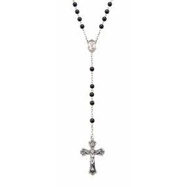 Onyx Bead Rosary