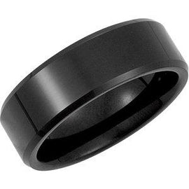 8.3 mm Band with Black PVD