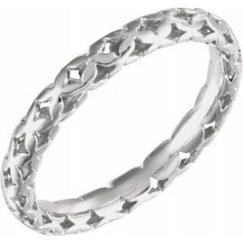 4.5 mm Pierced Style Ring