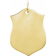 Load image into Gallery viewer, Vermeil Shield 24&quot; Necklace
