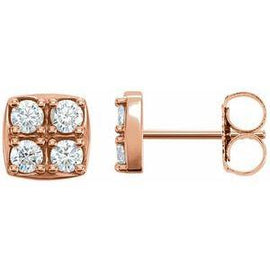 1/2 CTW Diamond Earrings