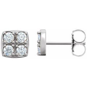 1/2 CTW Diamond Earrings