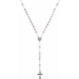 Rose Quartz Bead Rosary