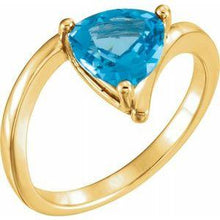 Load image into Gallery viewer, Swiss Blue Topaz Ring
