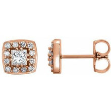 Load image into Gallery viewer, 1/2 CTW Diamond Earrings
