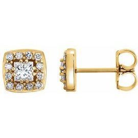1/2 CTW Diamond Earrings