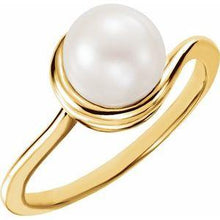 Load image into Gallery viewer, 7.5-8.0 mm Freshwater Cultured Pearl Freeform Ring
