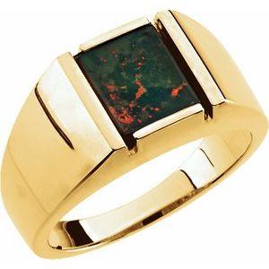 Bloodstone Men's Ring