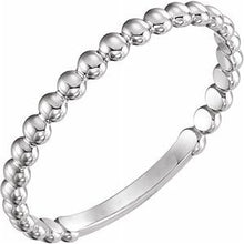 Load image into Gallery viewer, 3 mm Stackable Bead Ring
