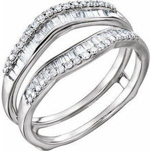 Load image into Gallery viewer, 1/2 CTW Diamond Ring Guard
