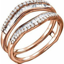 Load image into Gallery viewer, 1/2 CTW Diamond Ring Guard
