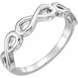 Stackable Infinity-Inspired Ring