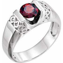 Men's Mozambique Garnet Ring