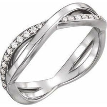 Load image into Gallery viewer, 1/5 CTW Diamond Infinity-Inspired Ring
