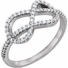 Load image into Gallery viewer, 1/3 CTW Diamond Knot Ring
