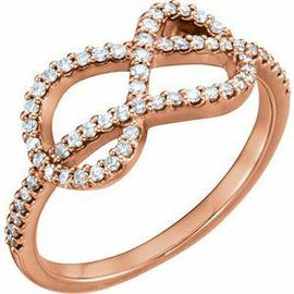 1/3 CTW Diamond Knot Ring