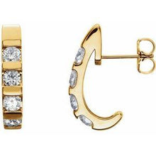 Load image into Gallery viewer, 1 CTW Diamond Earrings
