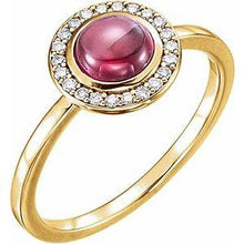 Load image into Gallery viewer, Opal &amp; .07 CTW Diamond Halo-Style Ring
