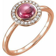 Load image into Gallery viewer, Opal &amp; .07 CTW Diamond Halo-Style Ring
