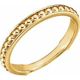 Beaded Stackable Ring