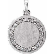 Load image into Gallery viewer, 1/5 CTW Diamond Engravable 16-18&quot; Necklace
