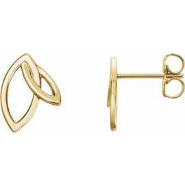 Double Leaf Earrings