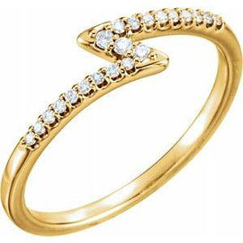 1/8 CTW Diamond Stackable Ring