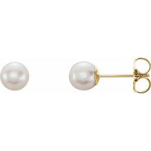 Load image into Gallery viewer, 5-5.5 mm Freshwater Cultured Pearl Earrings
