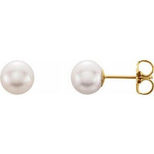 Load image into Gallery viewer, 5-5.5 mm Freshwater Cultured Pearl Earrings
