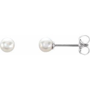 4-4.5 mm Freshwater Cultured Pearl Earrings